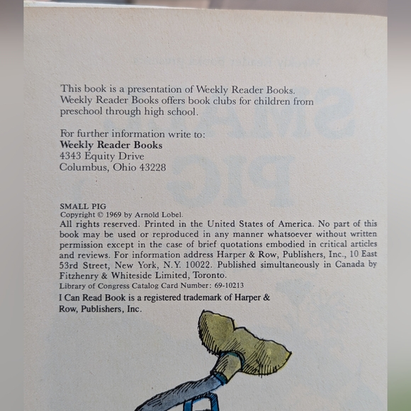 (4) I CAN READ BOOKS Vintage 60s 70s Red Fox Oscar Otter Small Pig Francis - Picture 9 of 13